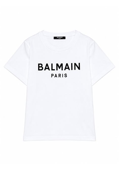 T-shirt con logo BALMAIN KIDS | BY8R11 Z3672100NE